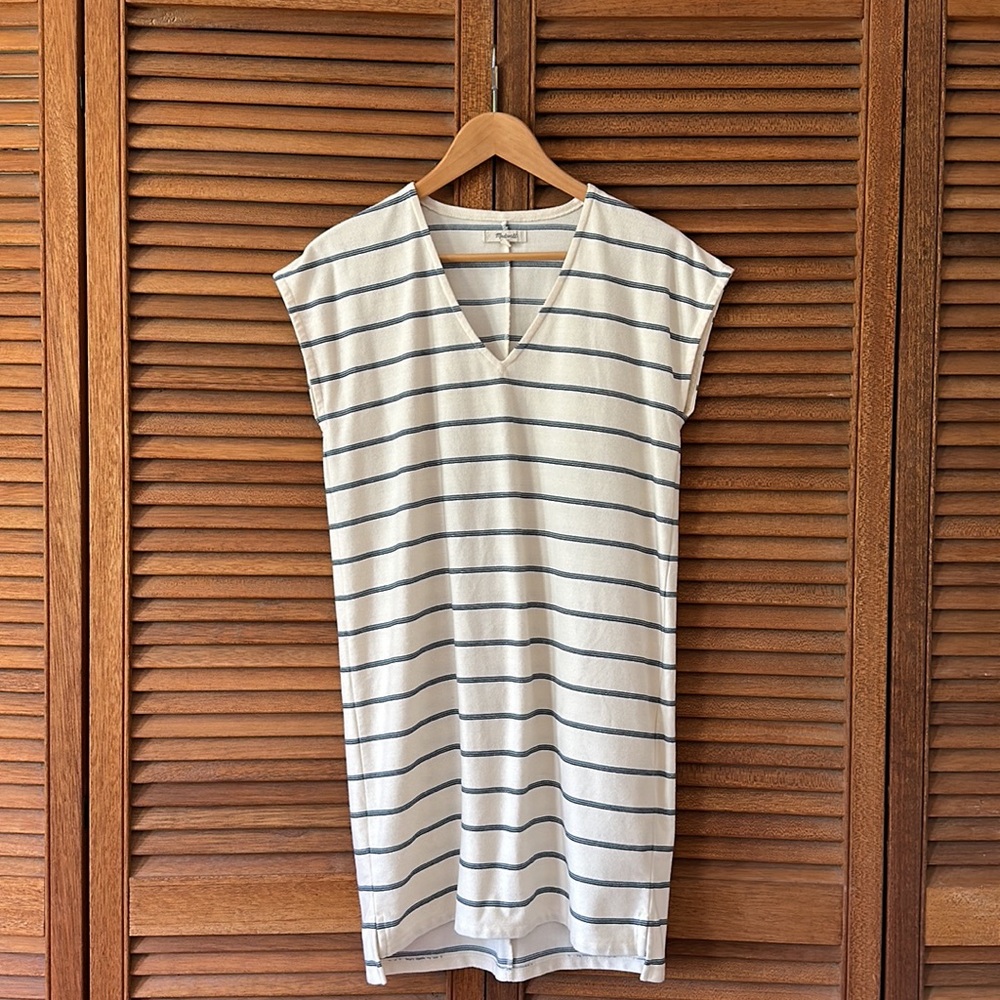 Madewell striped dress XS